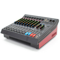 Thunder WK-8P 2x400W, 8 csatornás keverőerősítő + Bluetooth + Effekt
