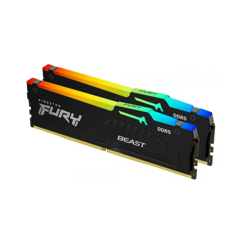 MEM-32GB/5200 DDR5 KINGSTON Beast RGB KF552C40BBAK2-32 Black KIT2