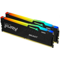 MEM-32GB/6000 DDR5 KINGSTON Beast RGB KF560C36BBEAK2-32 Black KIT2