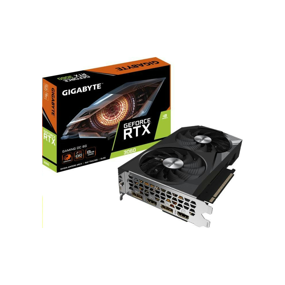 VGA-Gigabyte RTX 3060 GAMING OC 8GB GDDR6 GV-N3060GAMING OC-8GD 2.0