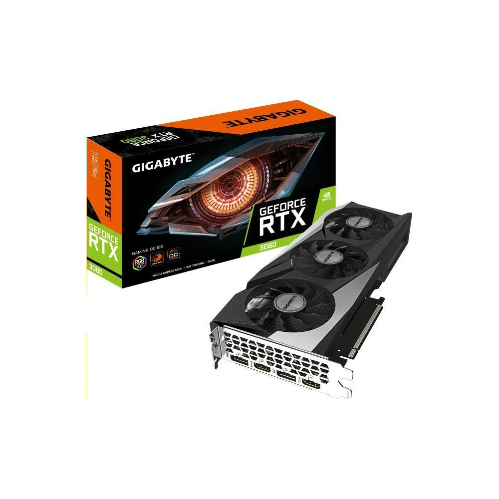 VGA-Gigabyte RTX 3060 GAMING OC 12GB GDDR6 GV-N3060GAMING OC-12GD LHR