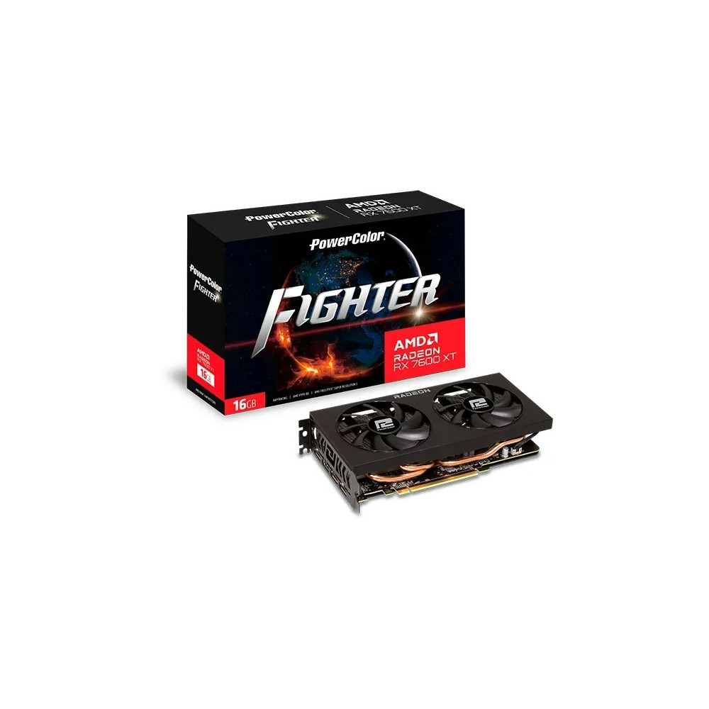 VGA-Powercolor RX 7600 XT 16GB GDDR6 Fighter