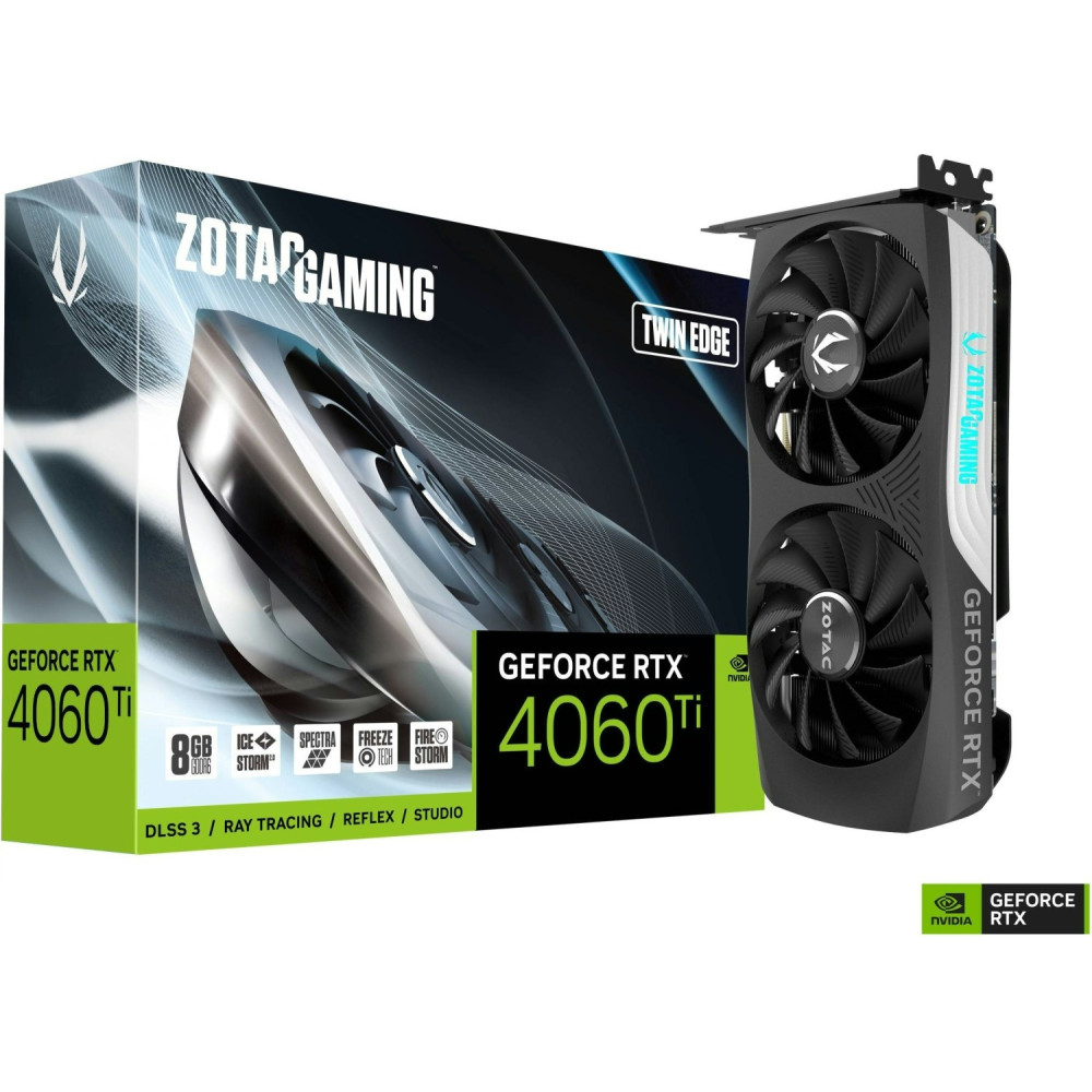 VGA-Zotac RTX 4060 Ti OC Twin Edge ZT-D40610H-10M 8GB GDDR6