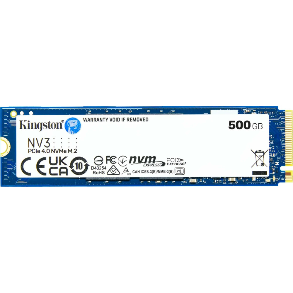 SSD- 500GB Kingston NV3 M.2 PCIe SSD SNV3S/500G