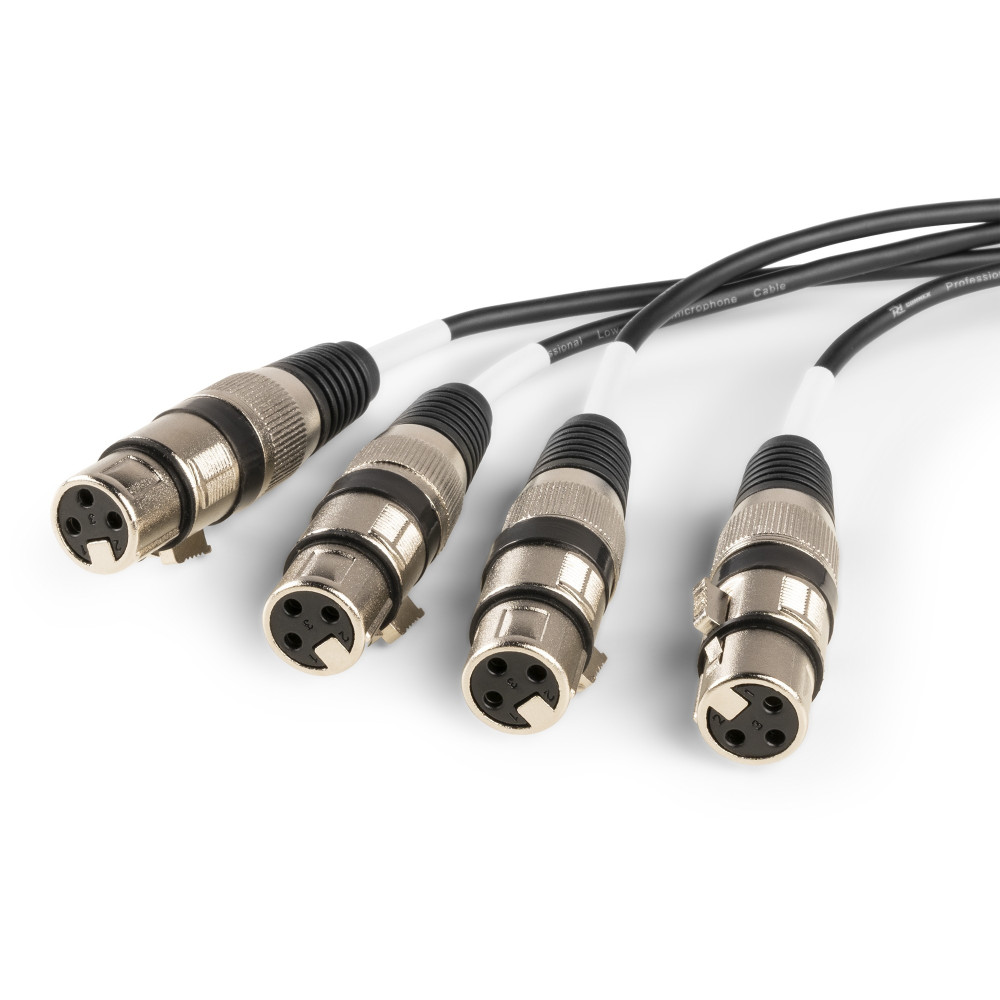 PD Connex CX192 (RJ45 - 4 db XLR 3Pin mama) DMX Kábel elosztó (0,7M)