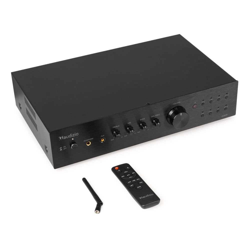 Audizio AD420B 4 csatornás hifi erősítő - fekete