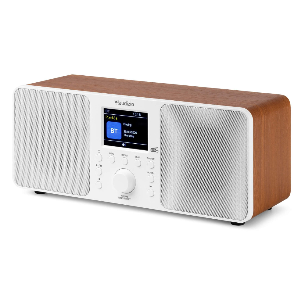 Audizio Genua FM sztereó rádió - fehér