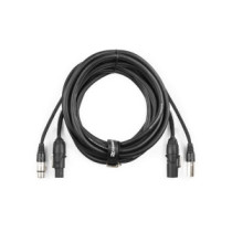 PD Connex CX07-10m DMX/FÉNY Jel&Táp Hosszabbító Kombikábel (XLR + PowerCon)