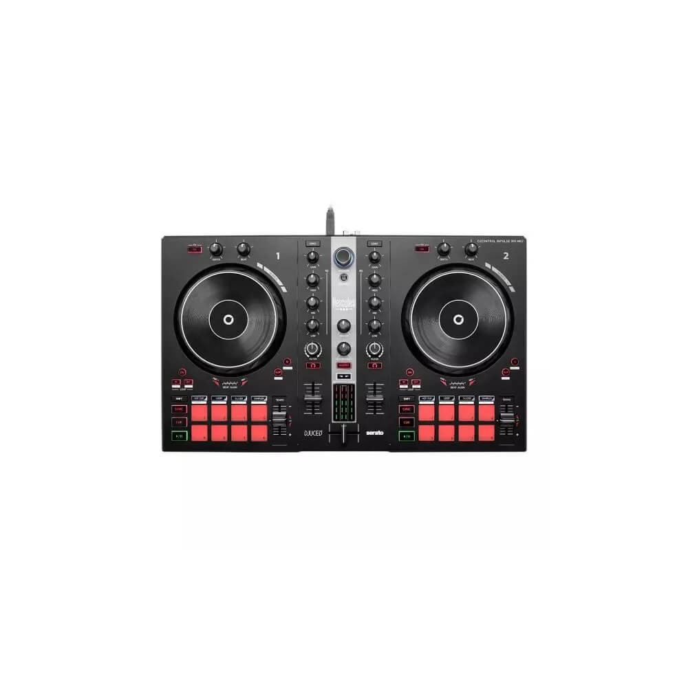 Hercules DJ Essentials Kit - DJ controller szett (Kontroller, hangfal, fejhallgató)