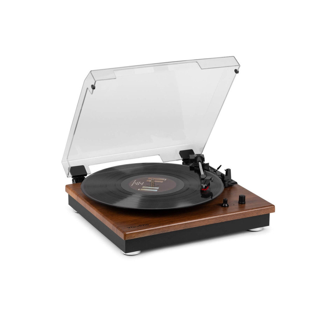 Audizio RP112L Retro lemezjátszó Bluetooth hangszórókkal - Világos fa