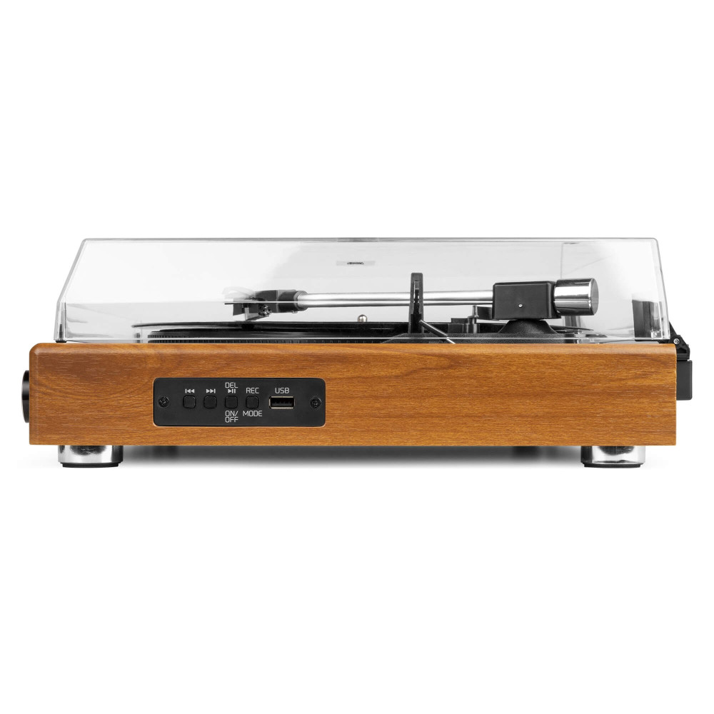 Audizio RP335 Bakelit lemezjátszó szett + 2 db hangfal, Bluetooth (Sötét fa)