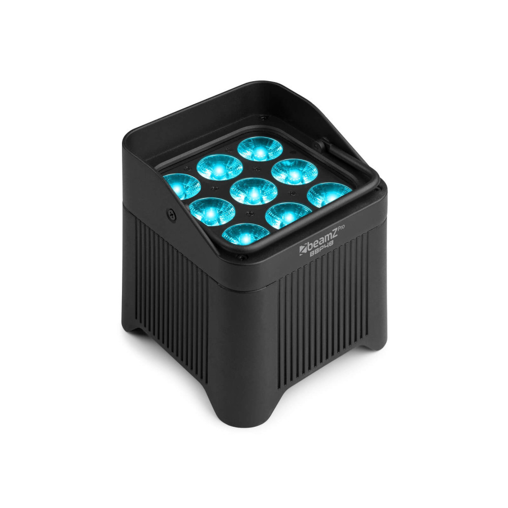 BeamZ BBP48 RGBAW-UV (9x12W) LED, DMX, akkumulátoros reflektor, IP65 kültéri