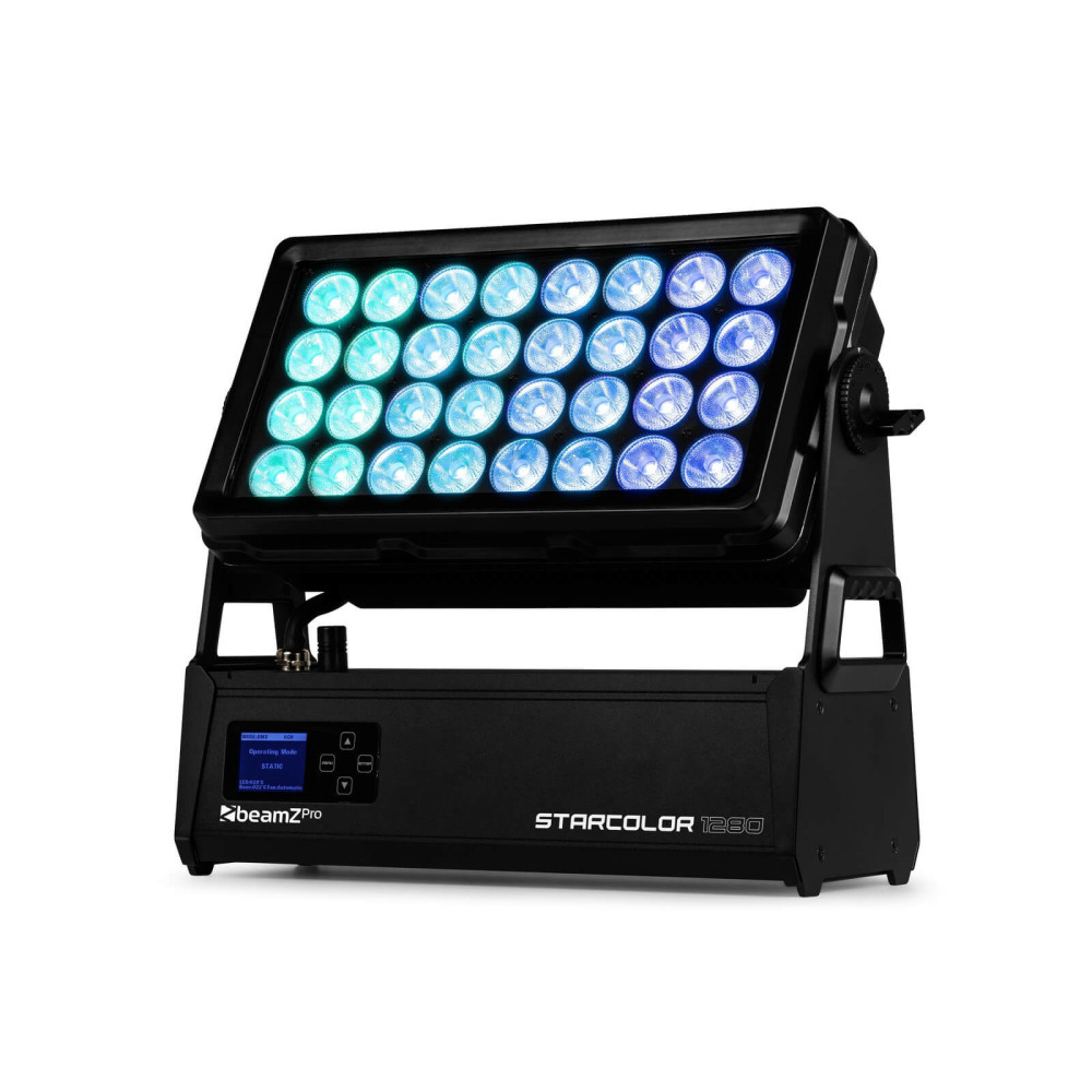 BeamZ Starcolor1280 LED, Wash Reflektor, IP65, 32x40W 4-in-1 LED, RGBW, PWM, DMX