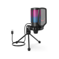 Fifine A6V Podcast, Youtuber, Gamer, TikTok mikrofon [USB-C](fekete)