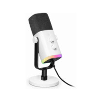 Fifine AM8W Podcast, Youtuber, Gamer, TikTok stúdiómikrofon + Állvány [USB-C/XLR](fehér)