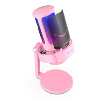 Fifine AmpliGame A8P Podcast, Youtuber, Gamer, TikTok stúdiómikrofon [USB-C](rózsaszín)