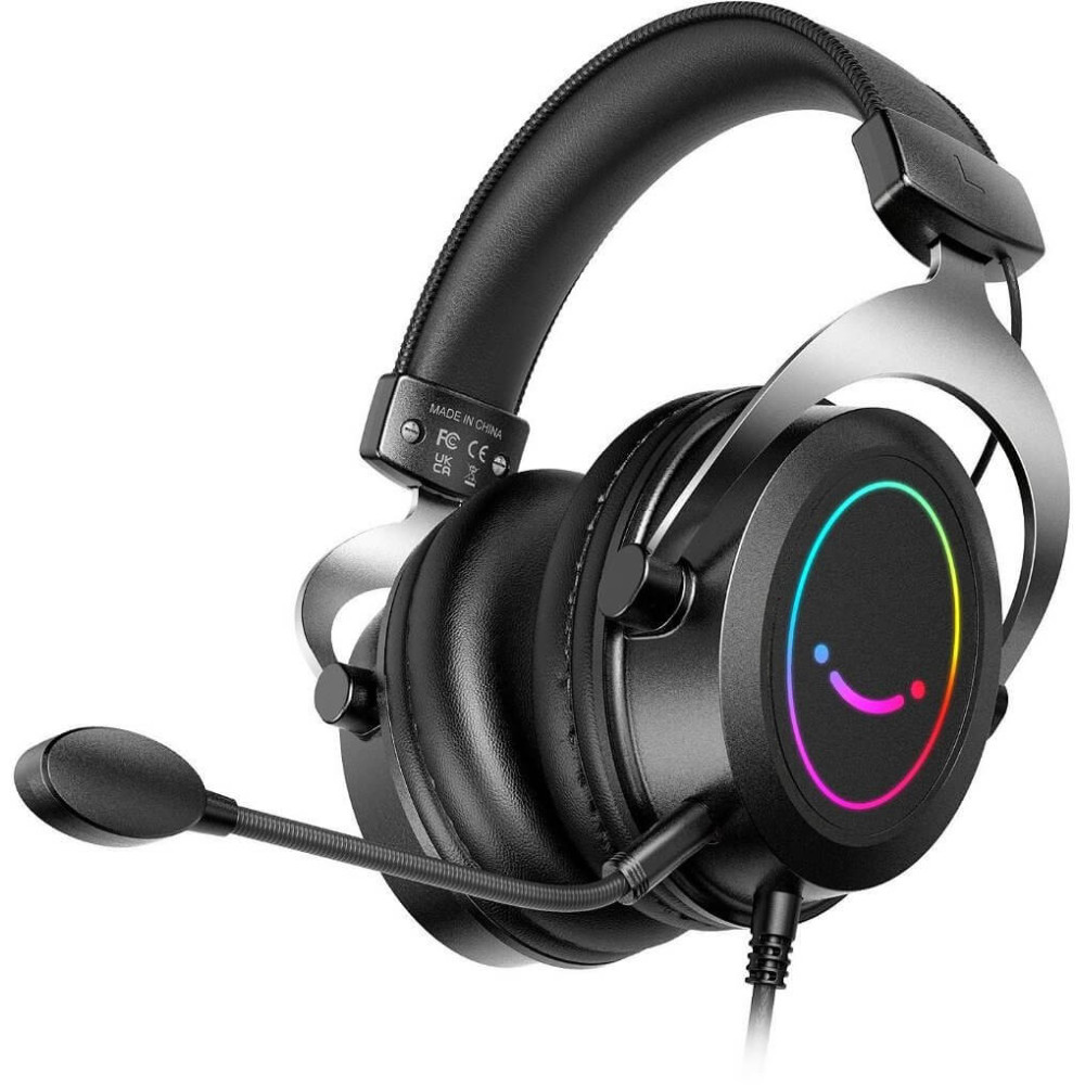 Fifine H3 Stúdió/gamer fejhallgató + mikrofon [3,5 mm Jack / USB-A](fekete)