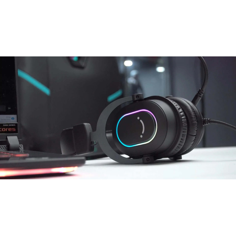 Fifine H6 Professzionális stúdió/gamer fejhallgató + mikrofon [USB-A](fekete)