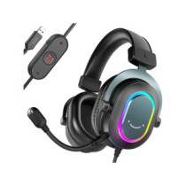 Fifine H6 Professzionális stúdió/gamer fejhallgató + mikrofon [USB-A](fekete)