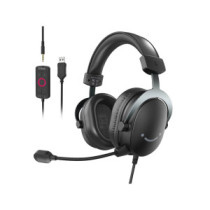 Fifine H9 Professzionális stúdió/gamer 7.1 fejhallgató + mikrofon [3,5 mm Jack / USB-A](fekete)