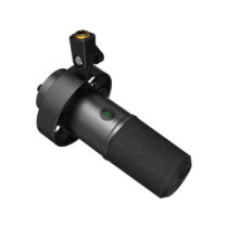 Fifine K688 Podcast, Youtuber, Gamer, TikTok stúdiómikrofon + Állvány adapter [USB-C / XLR](fekete)