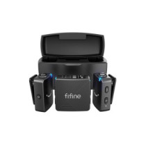 Fifine M9 Vezeték nélküli csíptetős mikrofon szett (15m hatótáv, 2db)[USB-C]