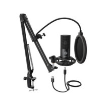 Fifine T669 Podcast, Youtuber, Gamer, TikTok mikrofon + Karos állvány [USB-A]