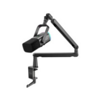 Fifine TAM8 Podcast, Youtuber, Gamer, TikTok mikrofon + Karos állvány [USB-C / XLR](fekete)