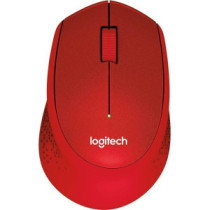 MOU-Logitech M330 Silent Plus Wireless Piros egér