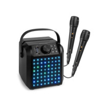 Fenton KAR50B Karaoke hangfal, LED fényeffekt, fekete, 50W
