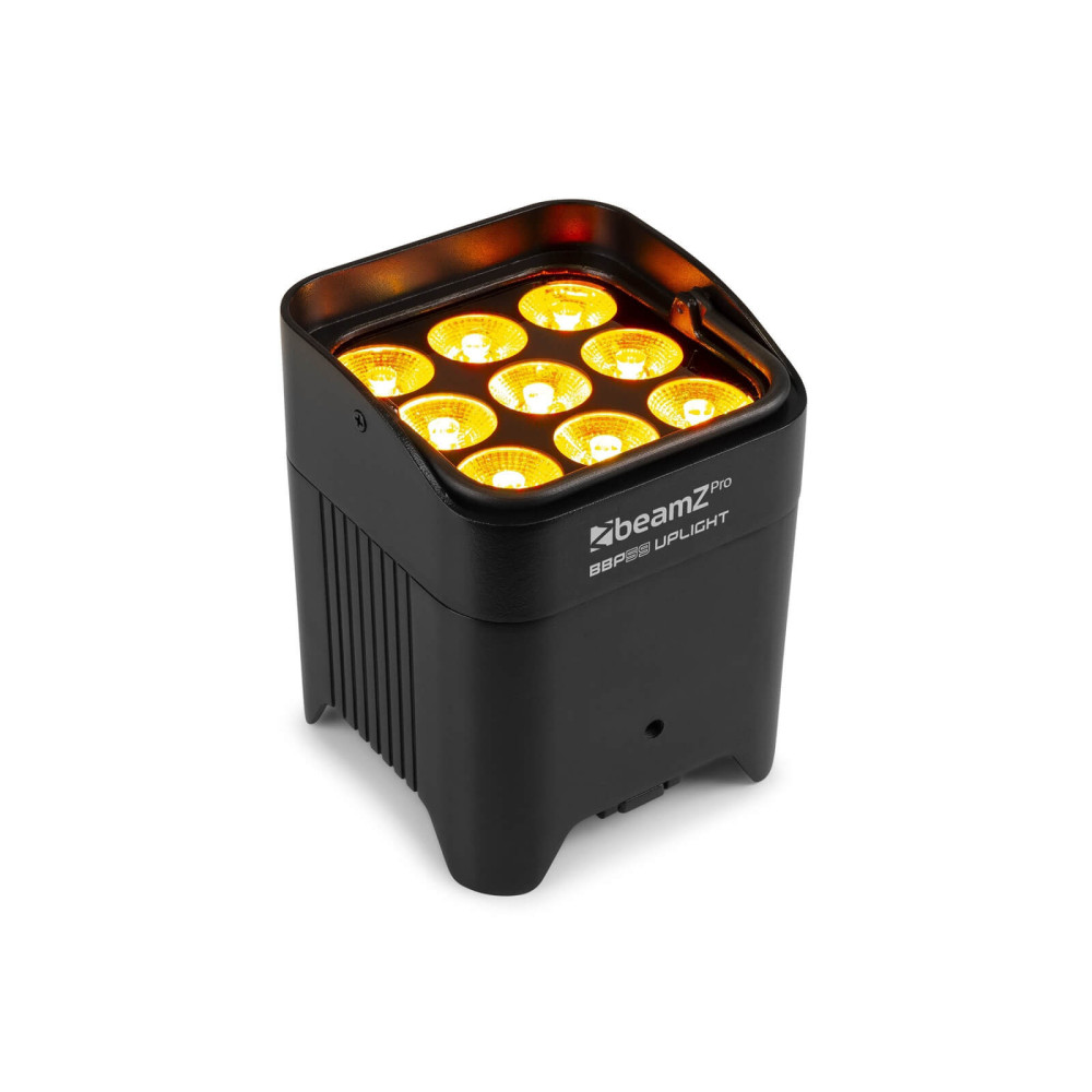 BeamZ BBP59 RGBAW-UV (9x12W) LED, DMX, akkumulátoros reflektor, IP65 kültéri