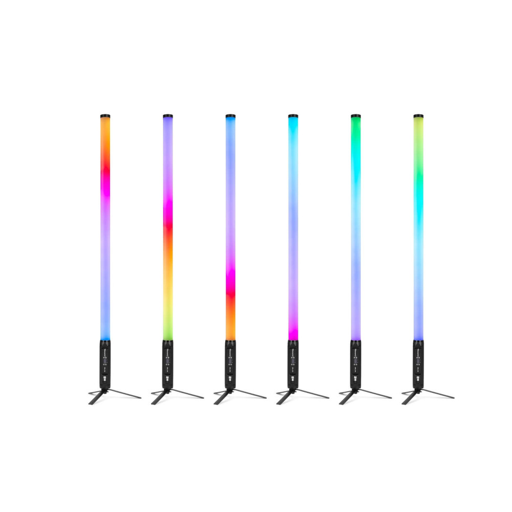 BeamZ Zelos Akkumulátoros LED Saroklámpa, IP65 WDMX RGBW, Hangulatvilágítás (1 db)