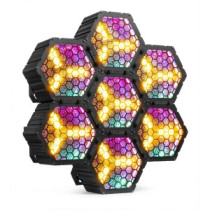 BeamZ RB90-5 Deco Retro 3x30W Színpadi LED reflektor, stroboszkóp RGB+borostyán
