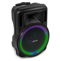 Fenton FT15LED MK2 (15") 800W akkumulátoros hordozható hangfal (1x mik + MP3 + Bluetooth)