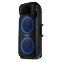 Fenton FT212LED (12") 1400W akkumulátoros hordozható hangfal (2x mik + MP3 + Bluetooth)