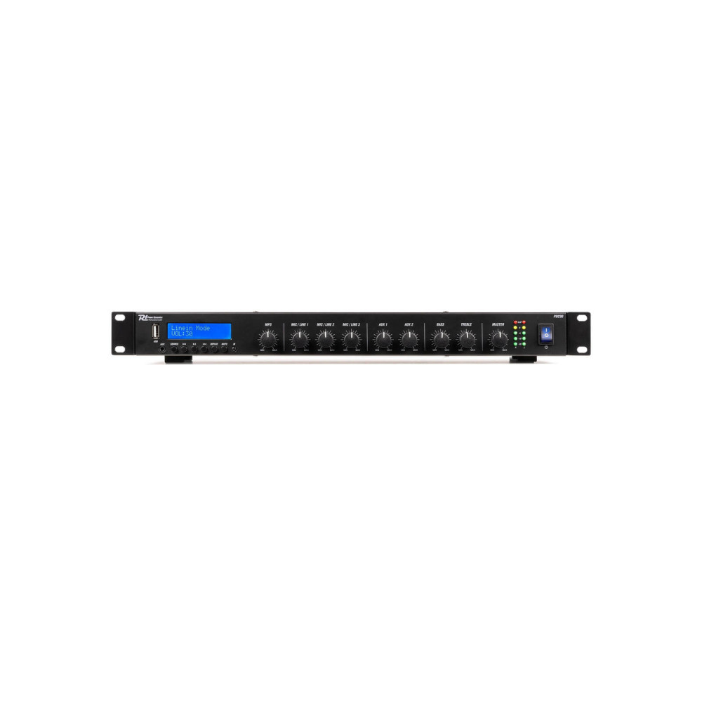 Power Dynamics PDC-90 Médialejátszó + erősítő, DAB+/USB/MP3/BT