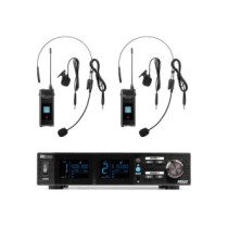 Power Dynamics PD522B UHF Fej mikrofon szett (2xFej Mikrofon)