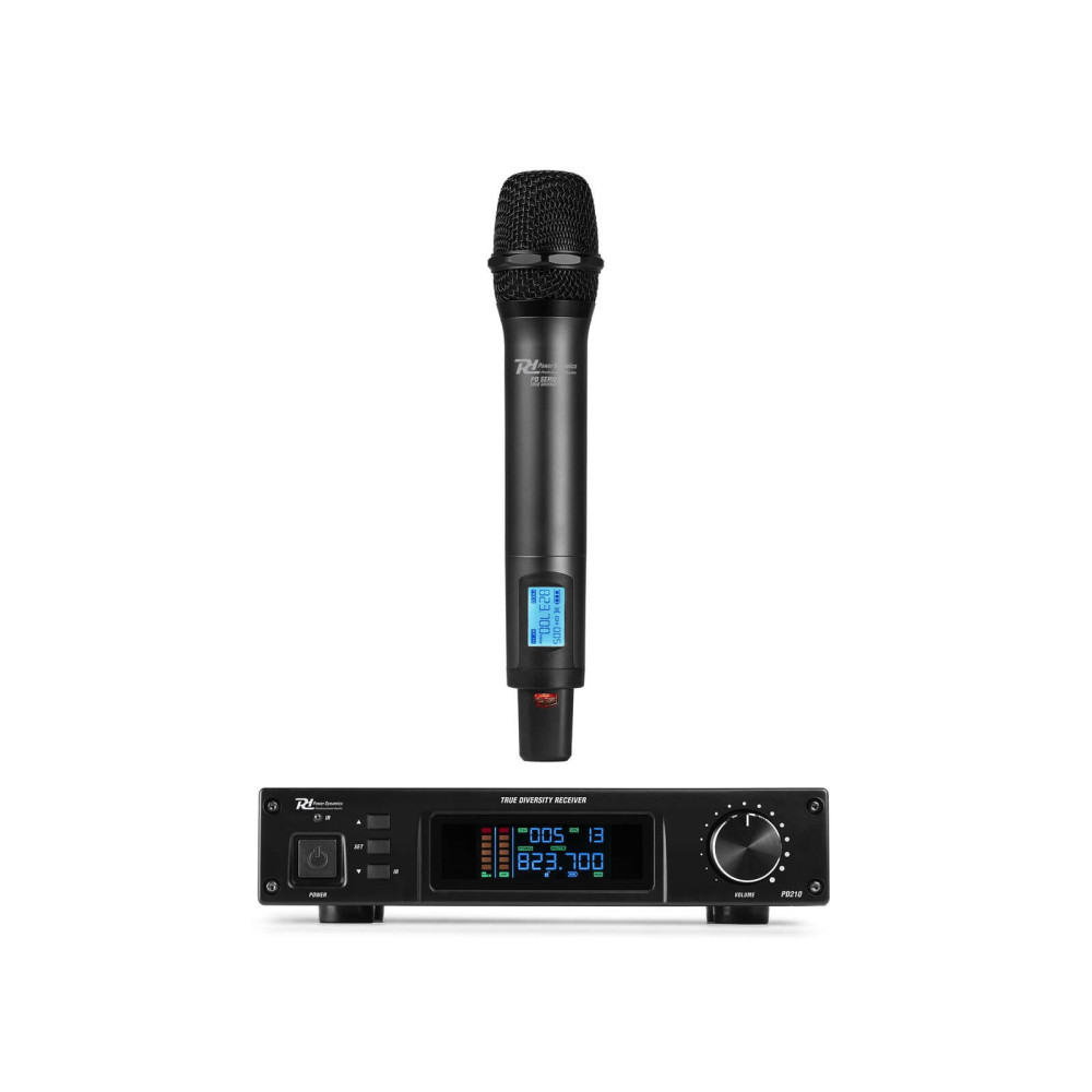 Power Dynamics PD210 160-csatornás UHF vezeték nélküli mikrofon True Diversity rendszer