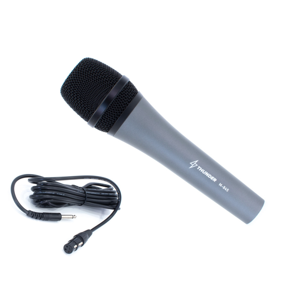 Thunder M-845 professzionális dinamikus mikrofon + kábel