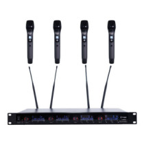 Thunder U-4008 4ND UHF rádiós mikrofon (4 db KÉZI mikrofon) + Koffer