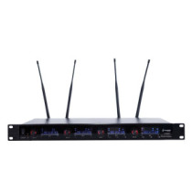 Thunder U-4008 4HT UHF rádiós mikrofon (4 db CSÍPTETŐS + 4 db FEJ mikrofon) + Koffer