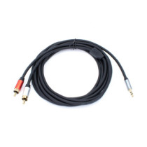 Thunder AU005-30 sztereo jelkábel (3,5 mm Jack - 2x RCA) - (3 m)