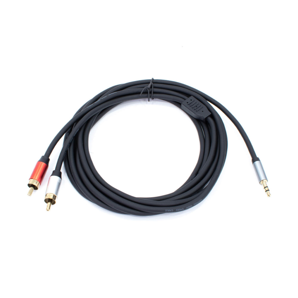 Thunder AU005-30 sztereo jelkábel (3,5 mm Jack - 2x RCA) - (3 m)