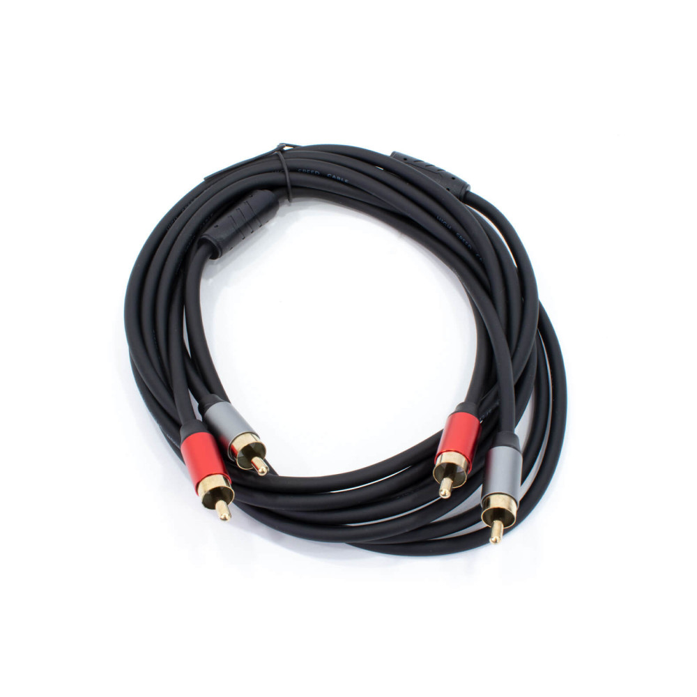 Thunder AU004-30 sztereo jelkábel (2x RCA - 2x RCA) - (3 m)