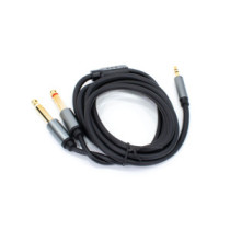Thunder AU002-15 sztereo jelkábel (3,5 mm Jack - 2x 6,3 mm Jack) - (1,5 m)