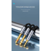 Thunder AU002-15 sztereo jelkábel (3,5 mm Jack - 2x 6,3 mm Jack) - (1,5 m)