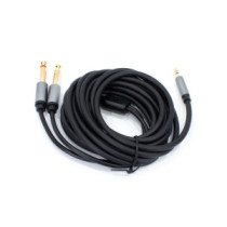 Thunder AU002-30 sztereo jelkábel (3,5 mm Jack - 2x 6,3 mm Jack) - (3 m)