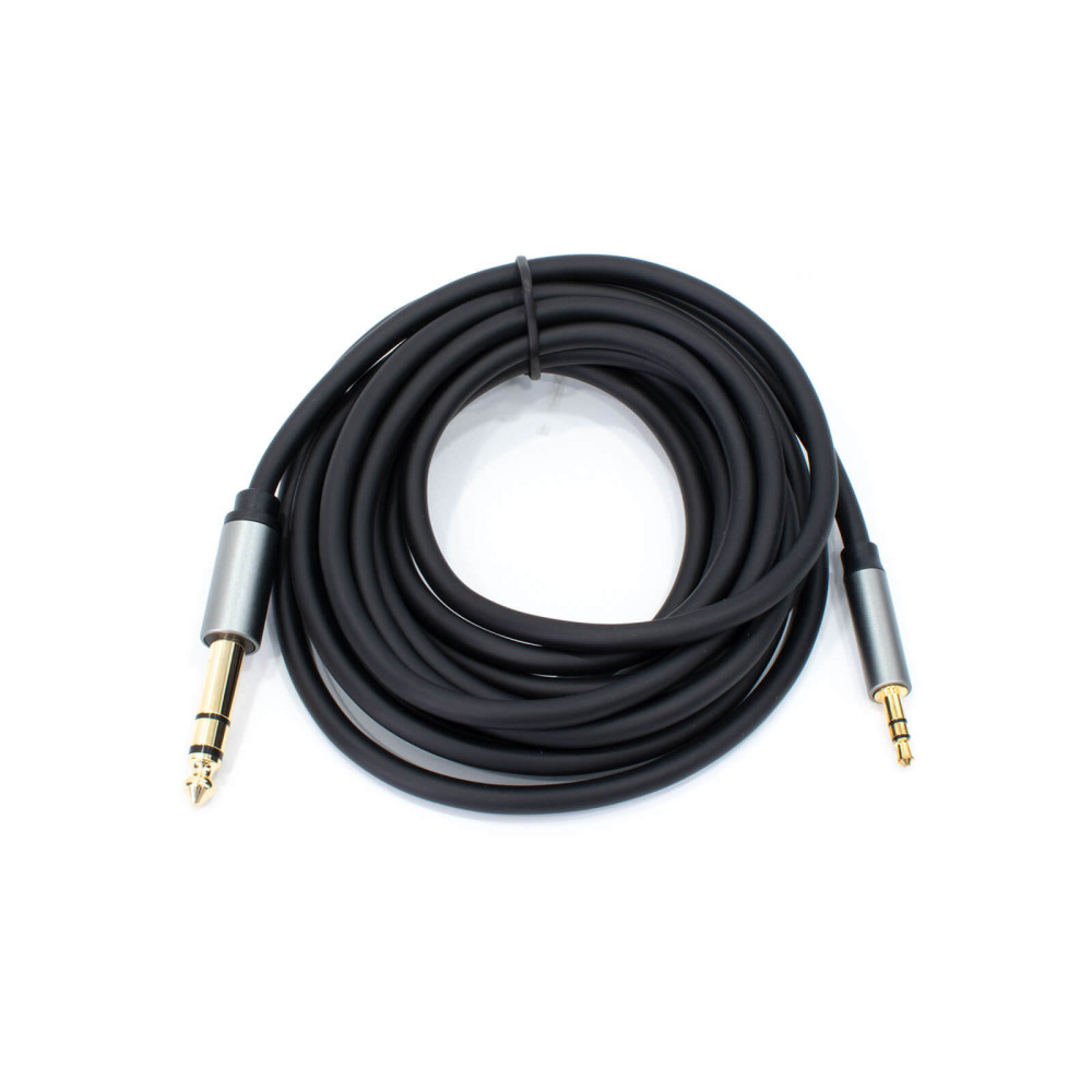 Thunder AU001-30 sztereo jelkábel (3,5 mm Jack - 6,3 mm Jack) - (3 m)