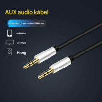 Thunder AU006-30 sztereo jelkábel (3,5 mm Jack - 3,5 mm Jack) - (3 m)
