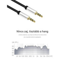 Thunder AU006-100 sztereo jelkábel (3,5 mm Jack - 3,5 mm Jack) - (10 m)